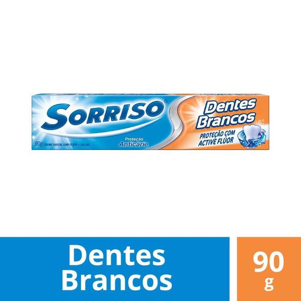 Creme Dental Sorriso Dentes Brancos 90g