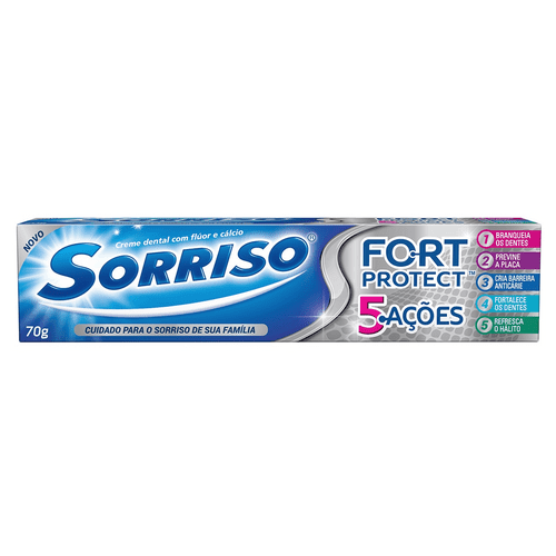 Creme Dental Sorriso Fort Protect 70g CD SORRISO FORT PROTECT 70G