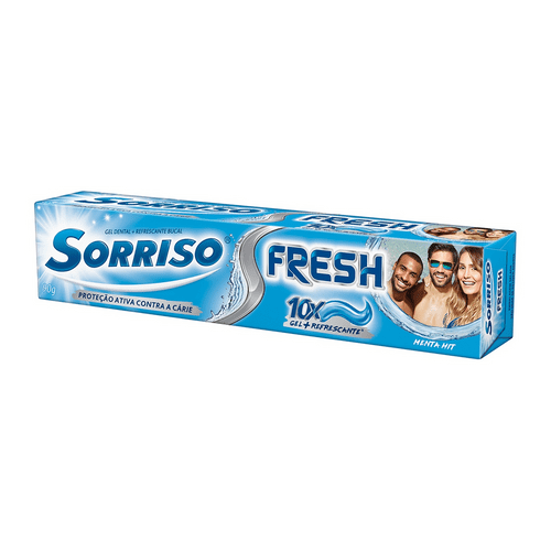 Creme Dental Sorriso Fresh Menta Gel 90g Cd Sorriso Gel Fresh 2em1 90g Menta Hit