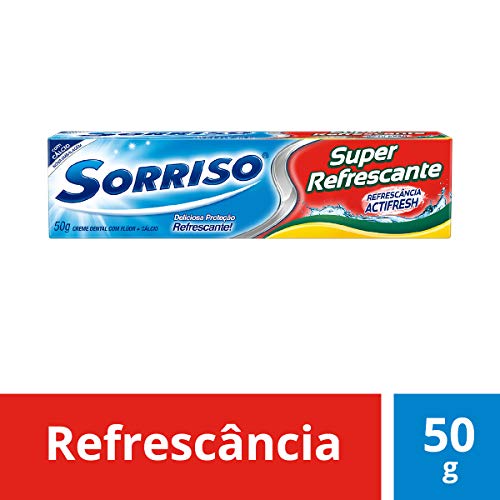 Creme Dental Sorriso Super Refrescante 50G, Sorriso, 50g