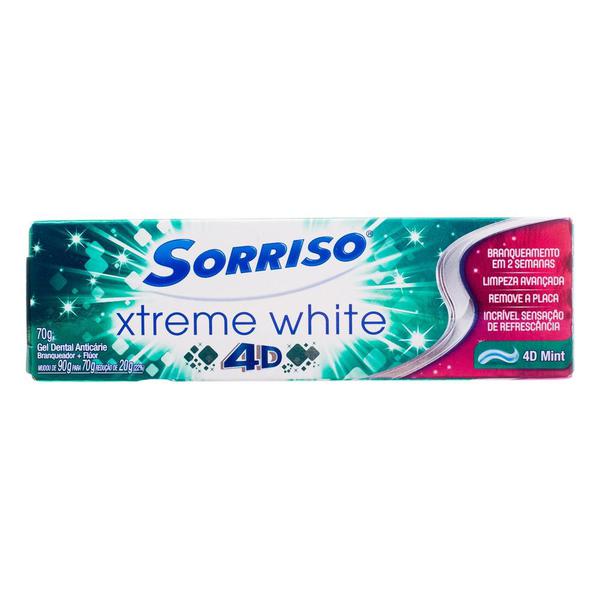 Creme Dental Sorriso Xtreme White 4D Mint 70G