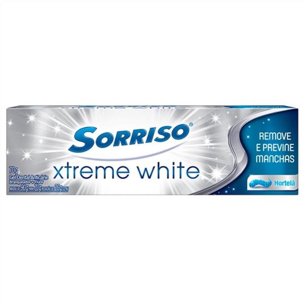 Creme Dental Xtreme White Hortelã 70g 12 Unidades - Sorriso