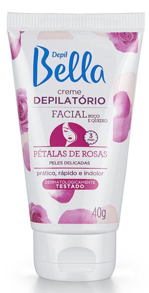 Creme Depilatorio Depil Bella 40g Facial Petala de Rosas