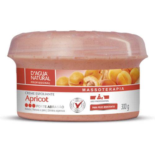Creme Esfoliante Apricot Forte 300g D'agua Natural