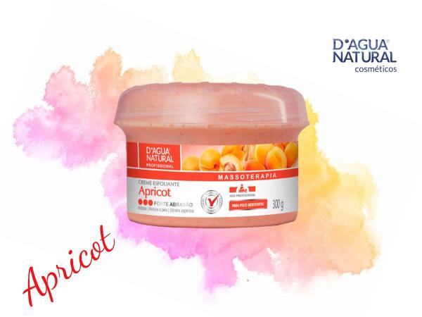 Creme Esfoliante Apricot Forte Abrasão 300g - Dagua Natural - D'água Natural