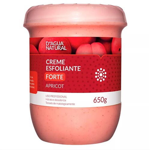 Creme Esfoliante Apricot Forte Abrasão 650G - D'água Natural
