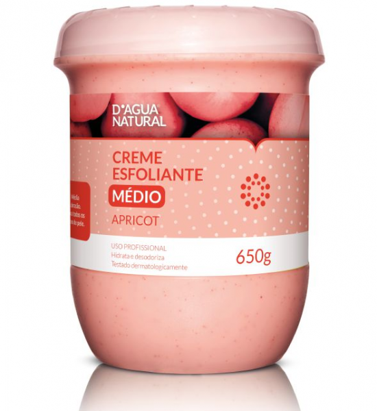 Creme Esfoliante Apricot Média Abrasão - Dagua Natural 650G