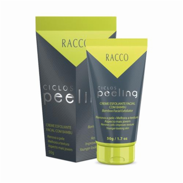 Creme Esfoliante Facial com Bambu Ciclos Peeling Racco