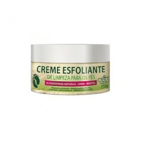 Creme Esfoliante Flores & Vegetais para Pés Ureia Mentol 250g