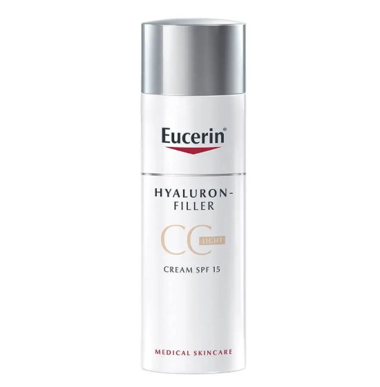 Creme Facial Anti-idade Eucerin Hyaluron-filler Cc Cream Claro Fps15 50ml