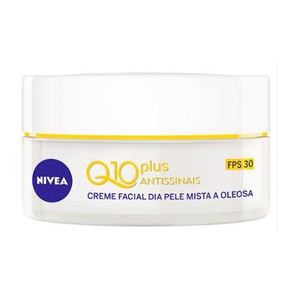 Creme Facial Antissinais Dia Nivea - Q10 Plus Fps30 52g