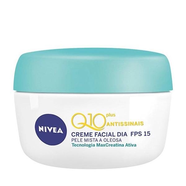 Creme Facial Antissinais Nívea Q10 Plus 52g - Pele Oleosa
