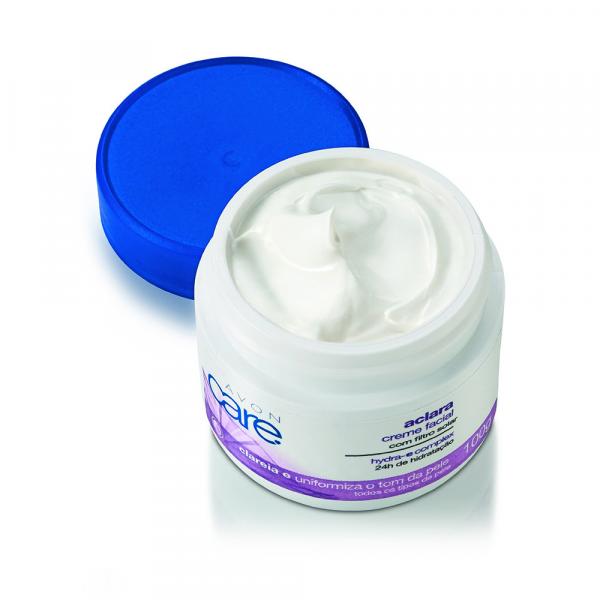 Creme Facial Hidratante Clareador Avon Care 100g