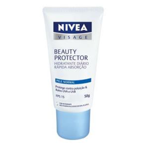 Creme Facial Hidratante Nivea 50g Visage Beauty Protector Pele Normal