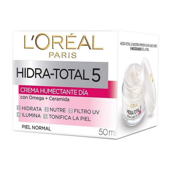 Creme Facial LOréal Hidra-Total Humectante Dia 50mL - Loréal