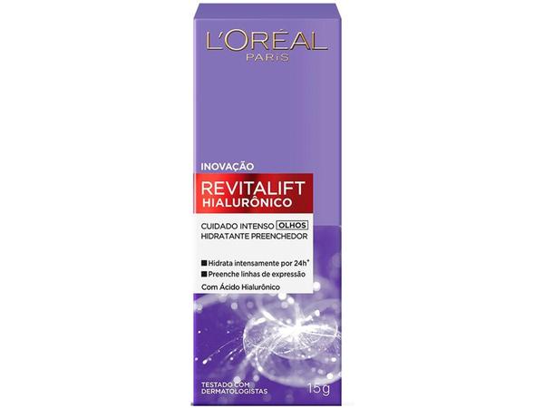 Creme Facial Loréal Paris Revitalift Hialurônico - 15g - L'Oréal Paris