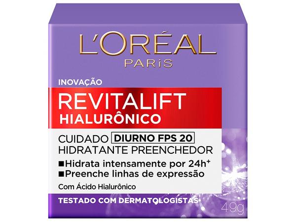 Creme Facial Loréal Paris Revitalift Hialurônico - 49g
