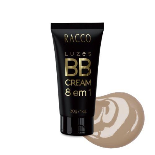 Creme Facial Multifuncional Bb Cream 8 em 1 Luzes Racco