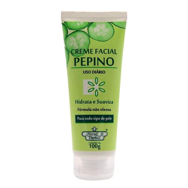Creme Facial Pepino 100g - Flores & Vegetais