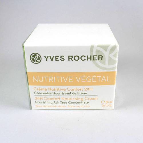 Creme Facial Yves Rocher Nutritive Vegetal Nutrição Intensa Pele Extra Seca e Seca 50ml