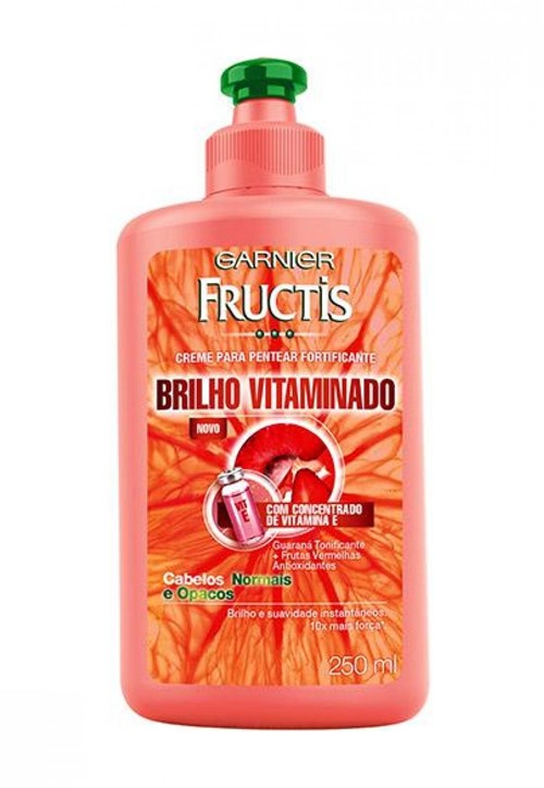 Creme Fructis para Pentear Brilho Vitaminado 250Ml