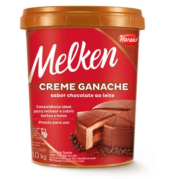 Creme Ganache Harald Chocolate ao Leite Melken 1kg