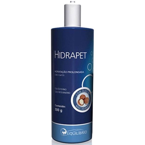 Creme Hidratante Agener União Hidrapet - 500gr Shampoo Hidrapet com Oleo de Macadâmia - 500 G - Equilíbrio