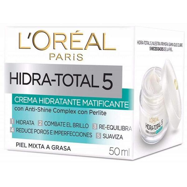 Creme Hidratante Matificante LOréal Hidra-Total 5 - 50mL - Loréal
