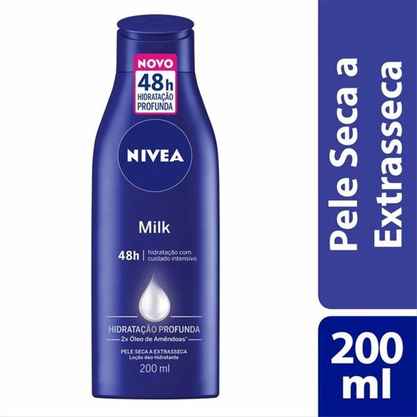 Creme Hidratante Nivea Milk 200 Ml