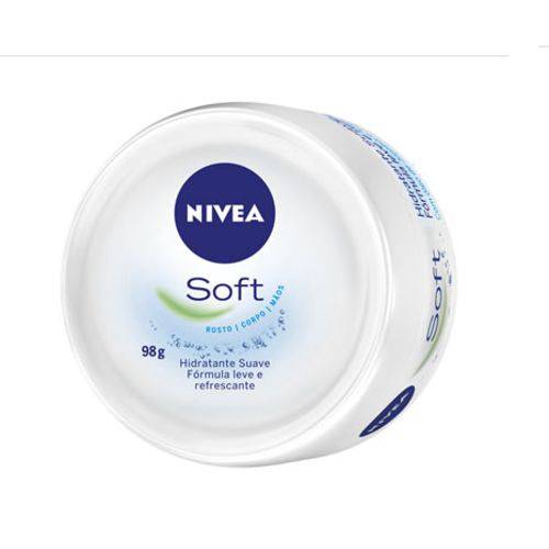 Creme Hidratante Nivea Soft - Todos os Tipos de Pele 98g 1 Unidade