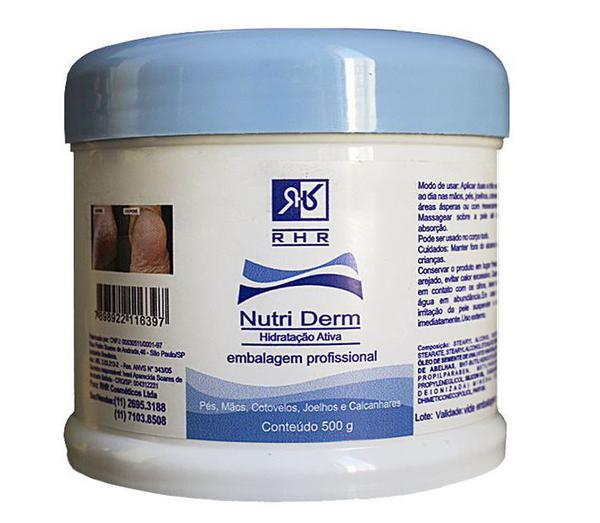 Creme Hidratante Nutri Derm 500g - com Uréia, Sem. de Uva E+ - Rhr
