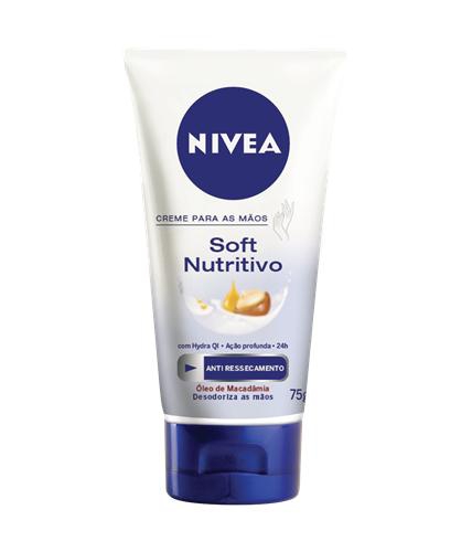Creme Hidratante para as Mãos Nivea Soft Nutritivo 75g - 0
