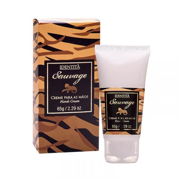 Creme Hidratante para Mãos Identità Sauvage Onça (Vanilla, Apricot e Mandarina) 65g - Sweet Soap Cosméticos