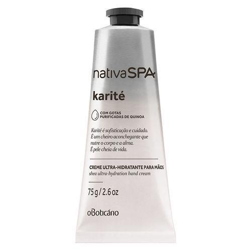 Creme Hidratante para Mãos Karité Nativa SPA 75g - Lojista dos Perfumes