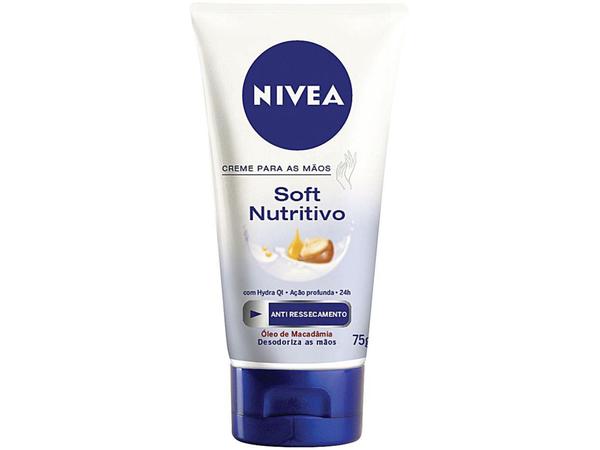 Creme Hidratante para Mãos Nivea Soft Nutritivo - 75g