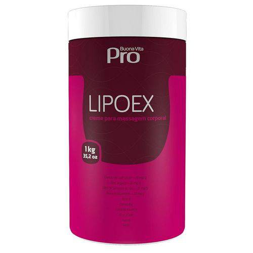 Creme Lipoex para Massagem Corporal Buona Vita 1kg