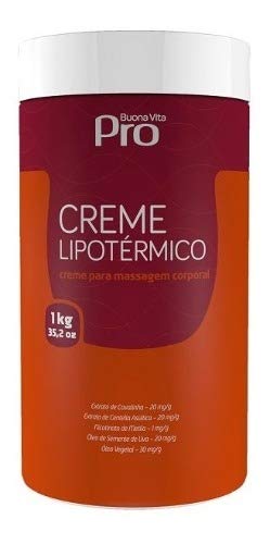 Creme Lipotérmico Buona Vita Redução Medidas Celulite - 1 Kg Tipo de Embalagem:Pote/sim;Tipos de Pele:Todos