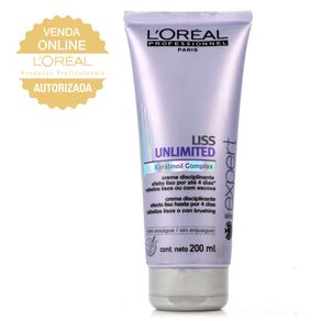 Creme L'Oréal Professionnel Expert Liss Unlimited para Pentear 200ml