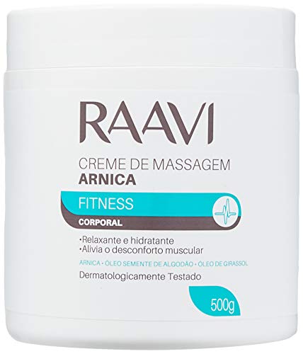 Creme Massagem Arnica, Raavi, 500 G
