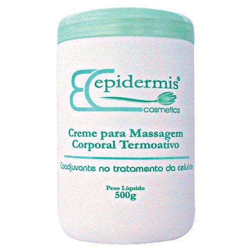 Creme Massagem Corporal Epidermis - Termoativo 500G