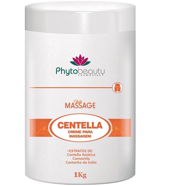 Creme Massagem Redutor Centella Asíatica 1KG Phytobeauty - Phytobella