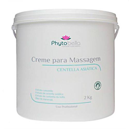 Creme Massagem Redutor Centella Asíatica 2kg Phytobella