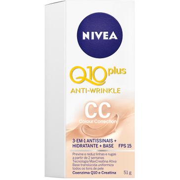 Creme Nivea Q10 Plus Antissinais CC Cream 3 em 1 50ml