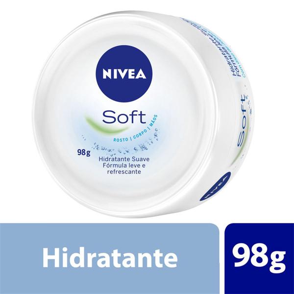 Creme Nivea Soft 98g Hidratante Vitamina e