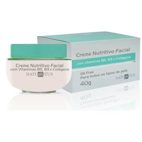 Creme Nutritivo Facial com Vitaminas B5, B3 e Colágeno 40G Azul - 40gr - Azul - 40gr