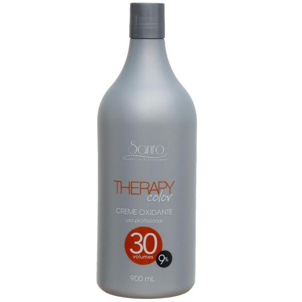Creme Oxidante 30 Volumes Therapy Color 900ml Sanro Cosméticos