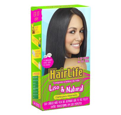 Creme para Alisamento HairLife Liso e Natural - Embelleze