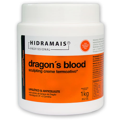 Creme para Massagem Dragon Blood 1 Kg Hidramais