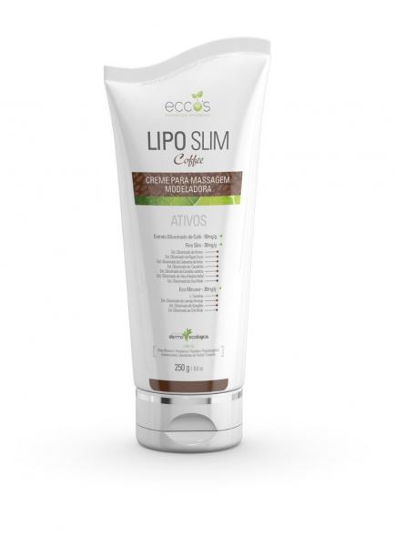 Creme para Massagem Nano Lipo Slim Coffee 250g - Eccos Cosméticos