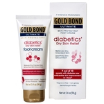 Creme para os pés e alívio para pele seca Gold Bond ultimate diabetics 96g